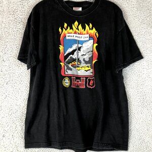 Vintage‎ Oregon Mile Post 255 Fire Forestry T Shirt Size Large